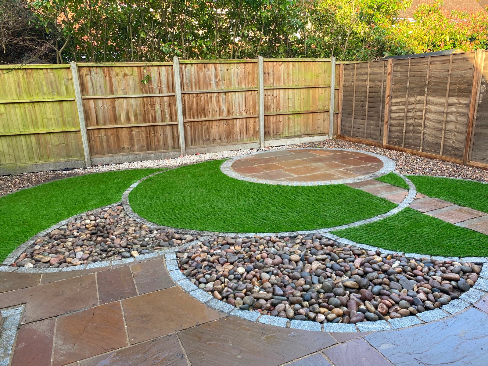 Garden — turf & stone